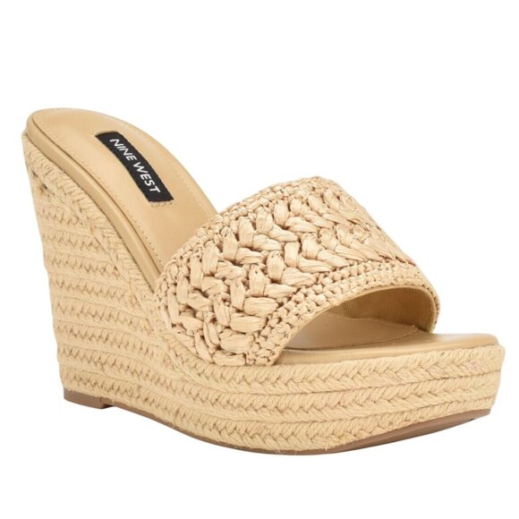 Nine West Women's Holand Casual Espadrille Wedge Sandals - Picture 1 of 5